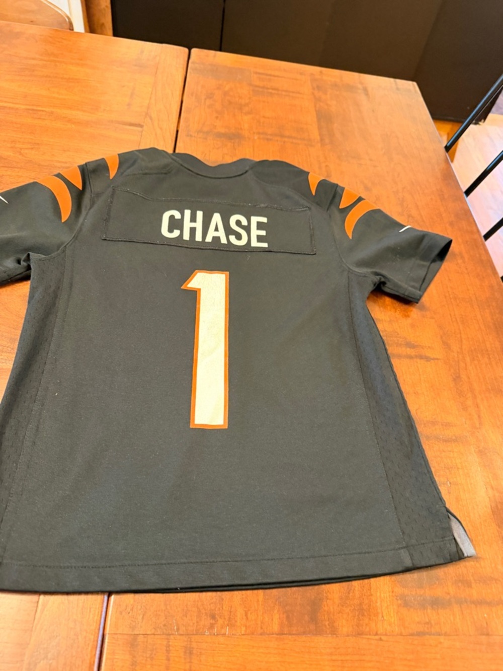 NFL Cincinnati Bengals Black & Orange Chase #1 Kids Jersey